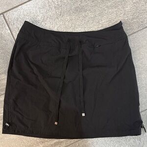 GreenTea Black Mini SKORT with Drawstrings